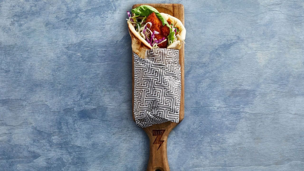 Aegean Schnitzel Pita