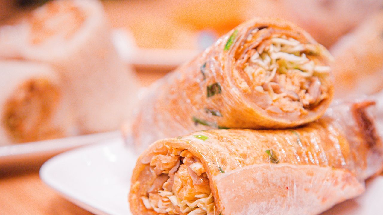 Breakfast Wrap (Fried Dough Stick filling)