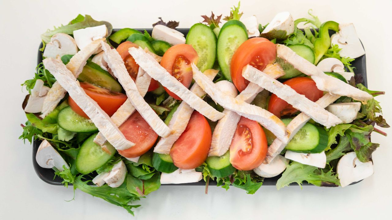 Garden Salad with Chicken Breast Fillet