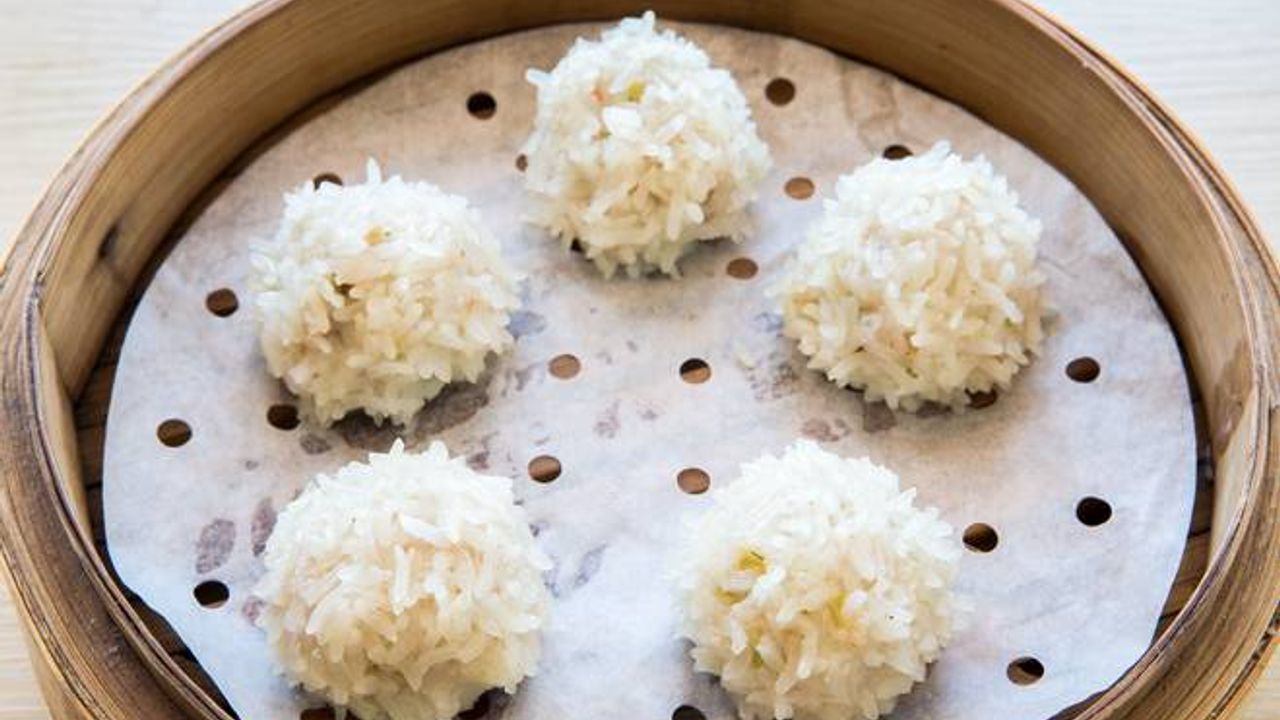 Prawn and Pork Meat Ball with Glutinous Rice