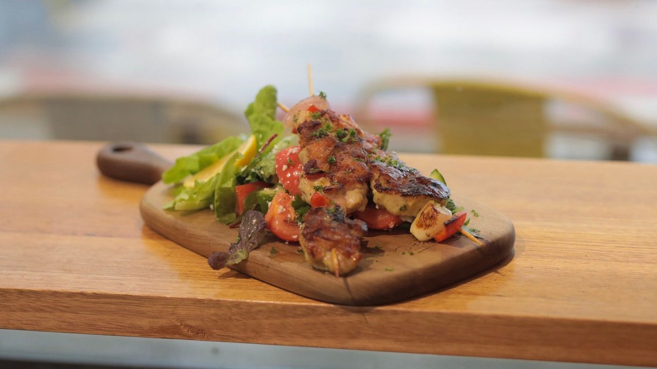 Fried Chicken Skewer