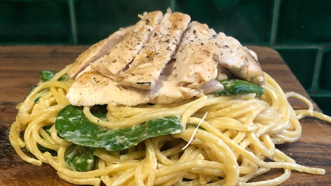 Chicken and Spinach Pasta