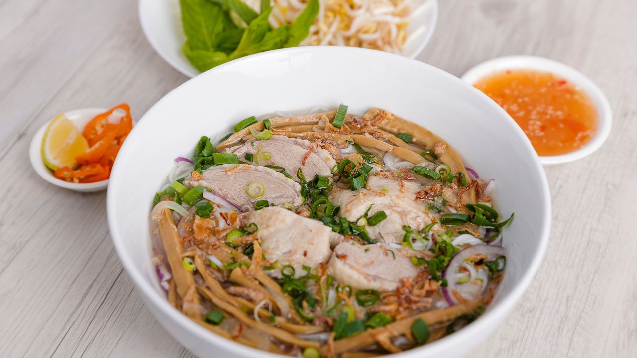 Duck Noodle Soup with Bamboo Shoot (Bún Măng Vịt)
