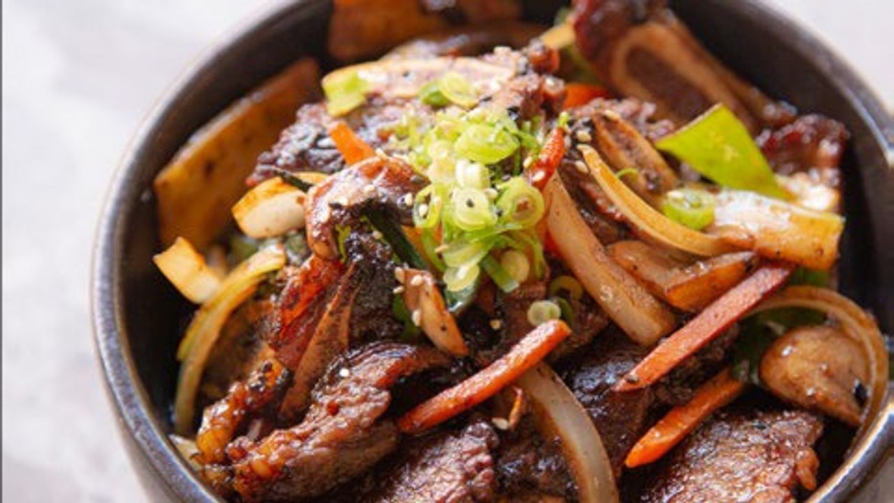 Lunch - Stir Fried LA Beef Rib