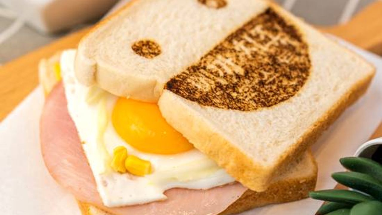 Egg Ham Cheese Toastie ｜早餐🥣｜鸡蛋火腿芝士吐司🥪