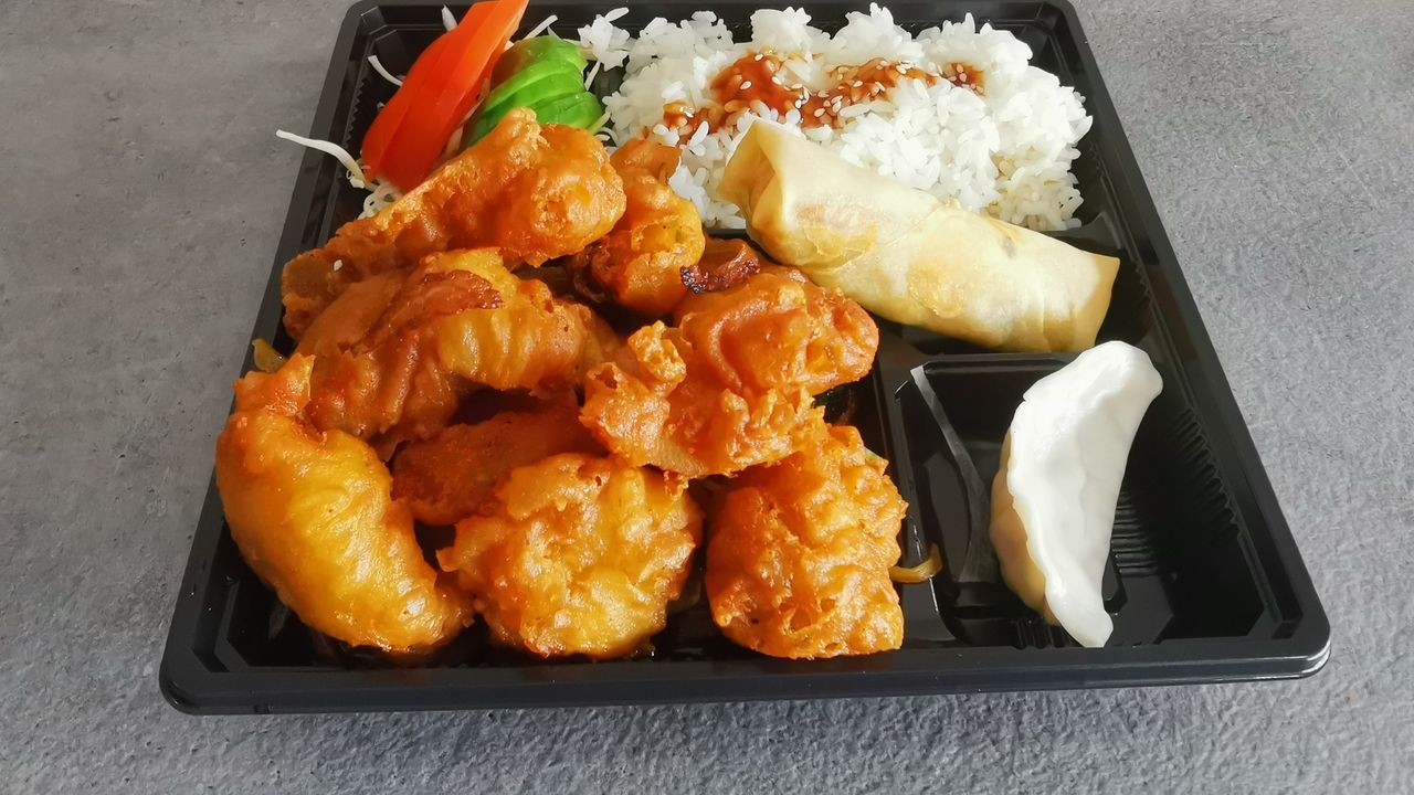 Salt & Pepper Squid Bento
