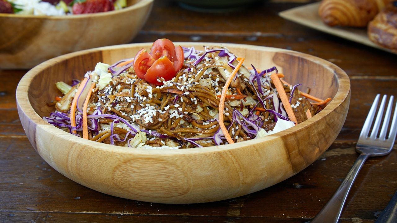Master Stock Poached Chicken & Soba Noodle Salad