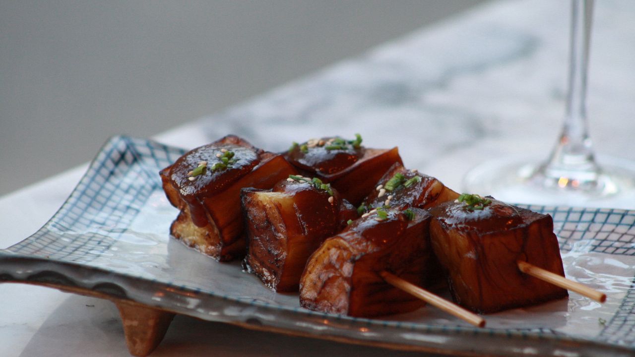 Miso Eggplant Skewers (2 Pieces)