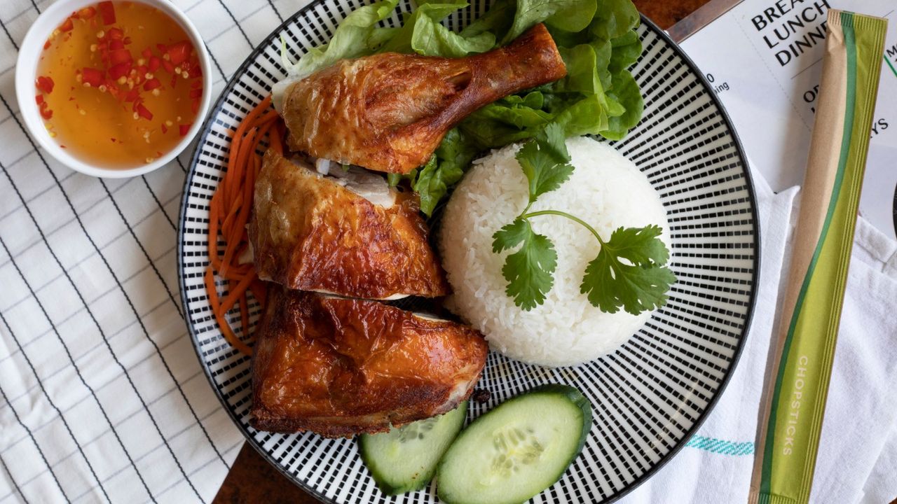 Crispy Skin Chicken Rice