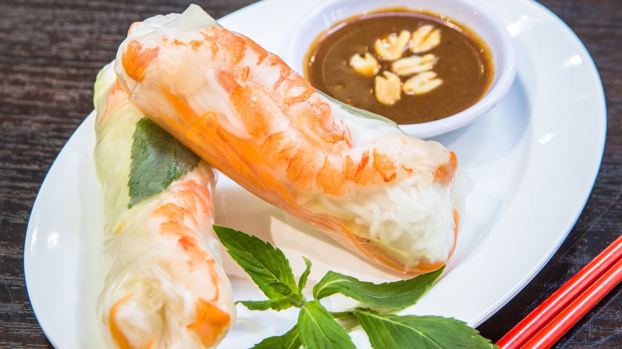 Prawn Rice Paper Rolls