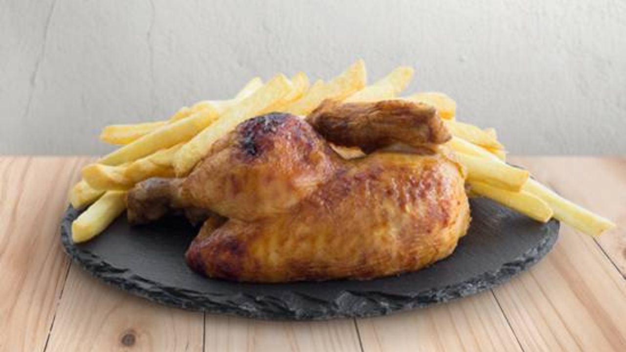 Half Chicken and Chips