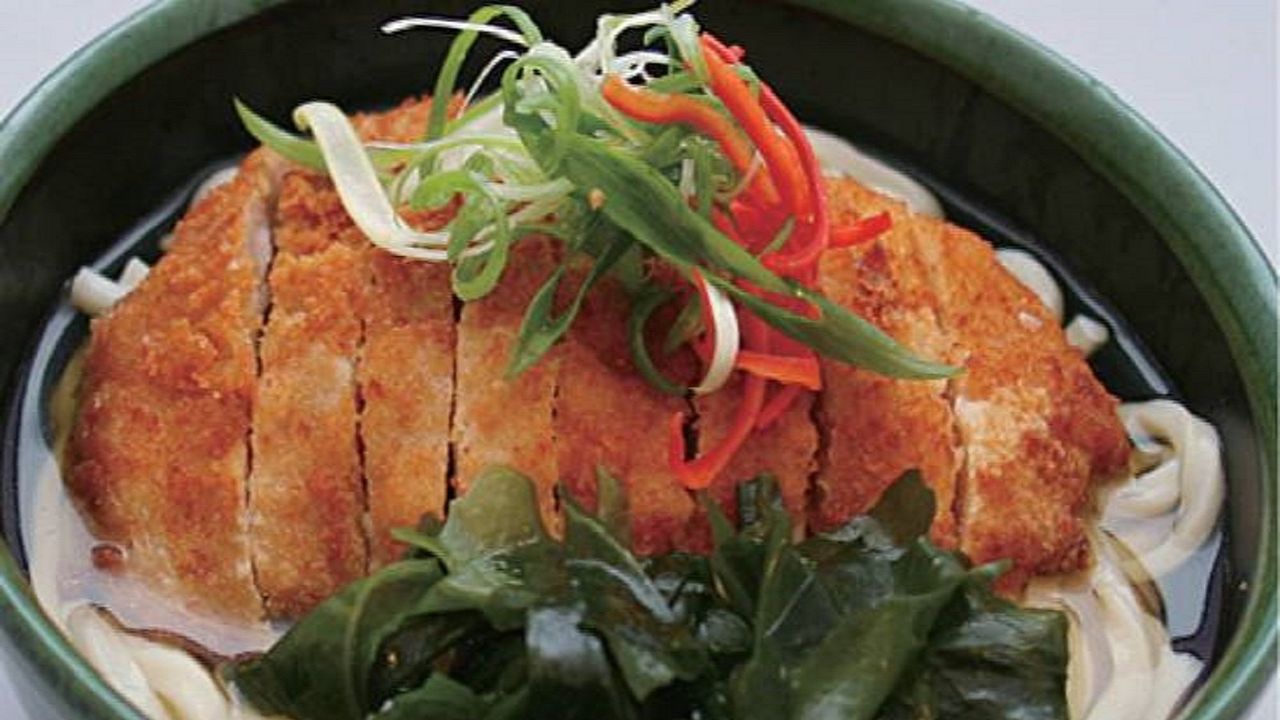 Chicken Cutlet Udon
