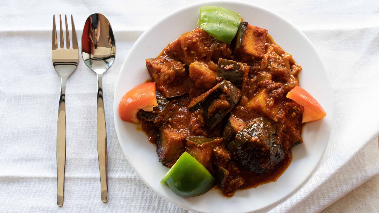 Aloo Eggplant