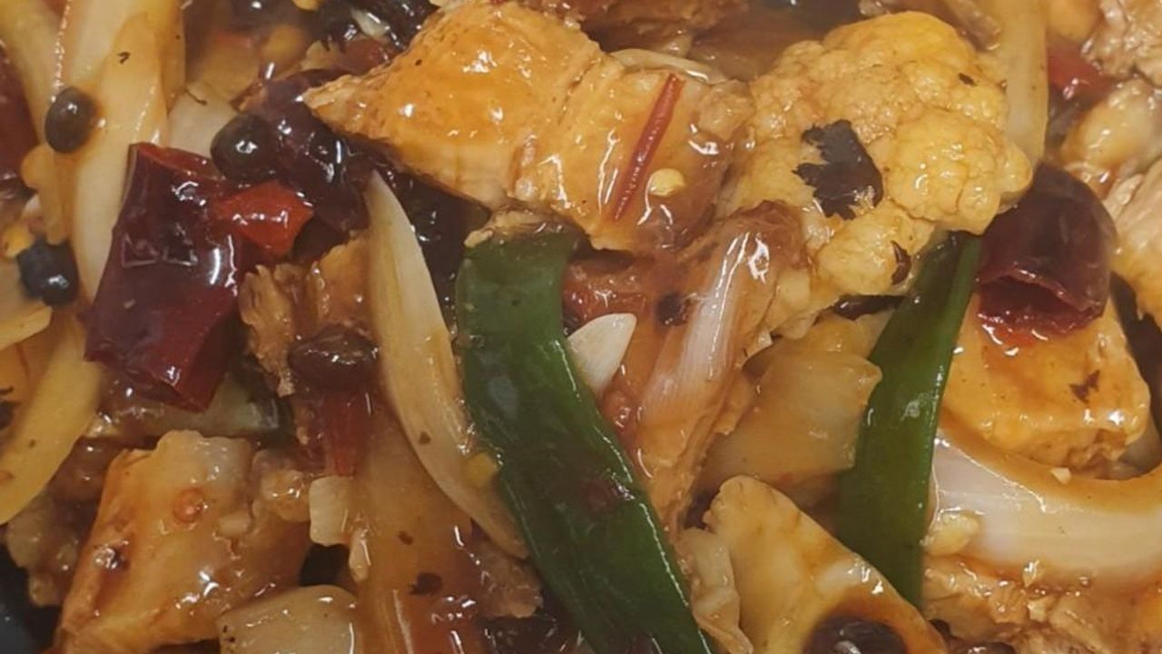 Roast Pork in Chilli Black Bean Sauce