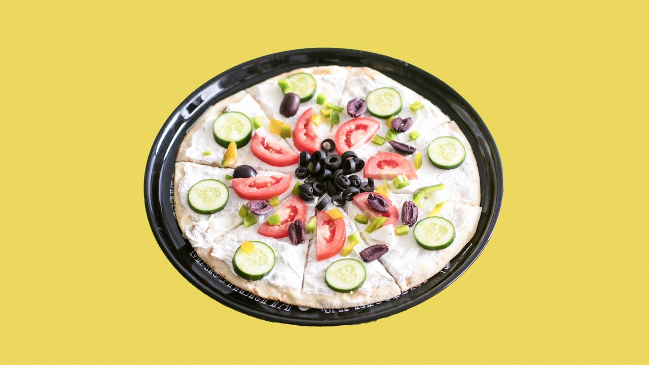 Labneh / Yoghurt and Veg Roll