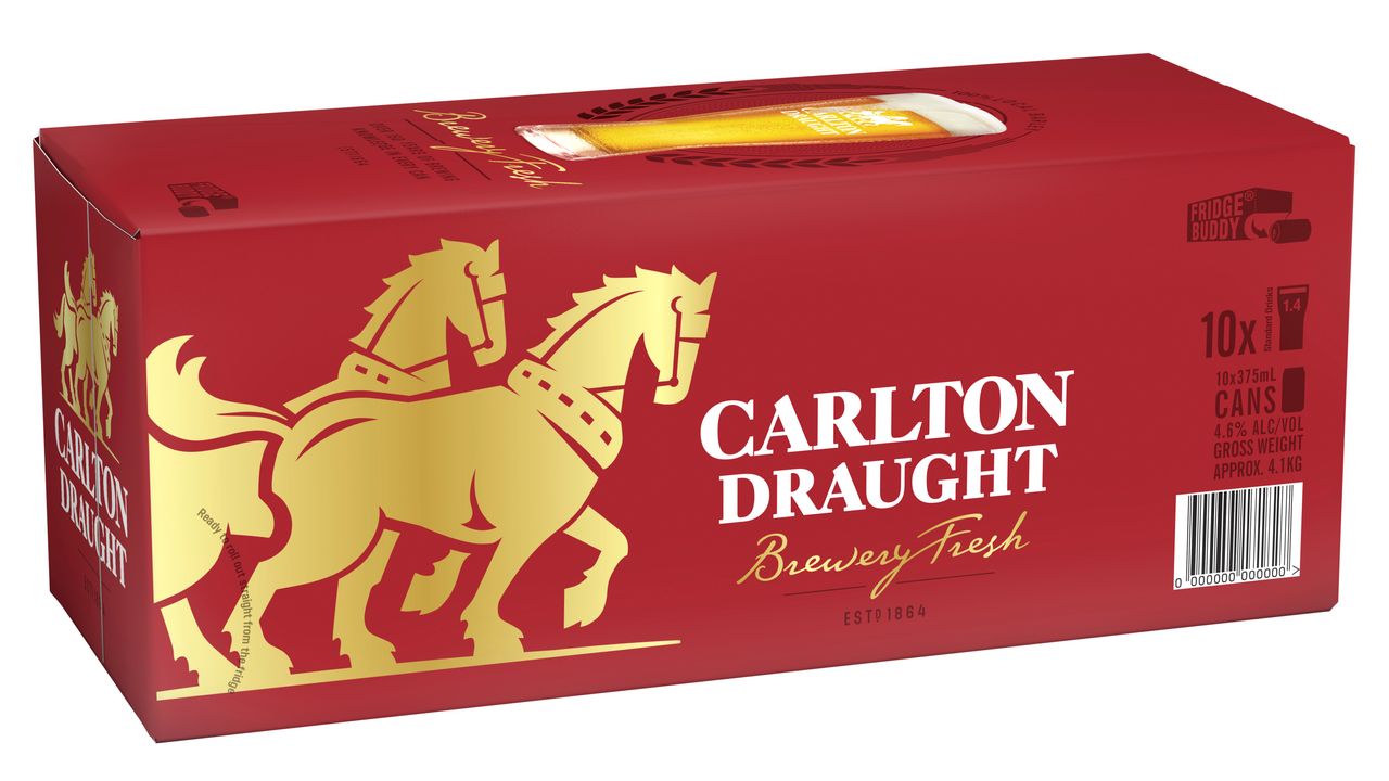 Carlton Draught Can (10 Pack)