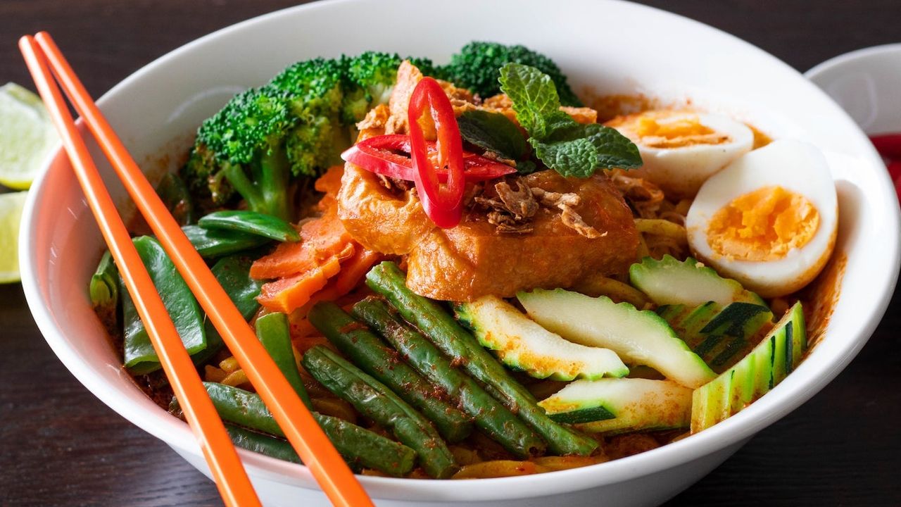 Vegetables Curry Laksa