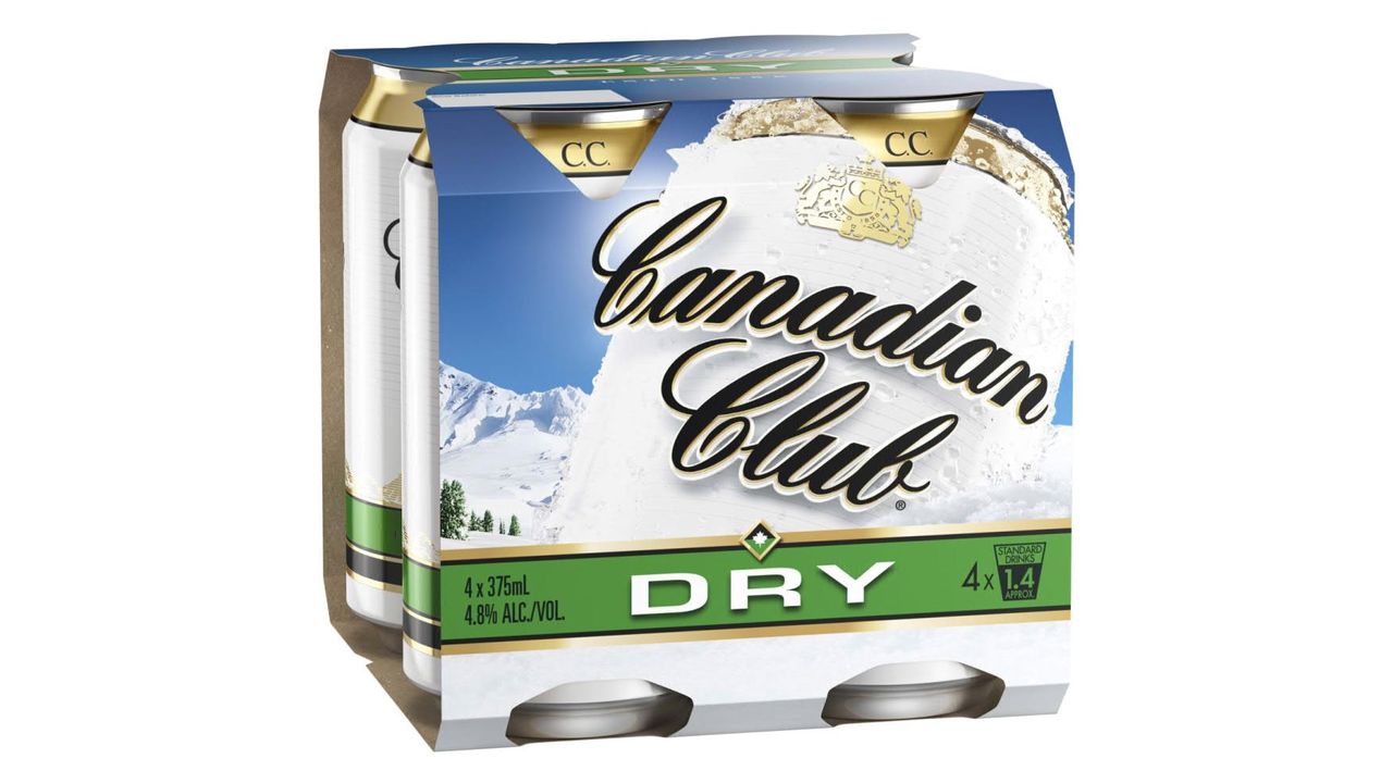Canadian Club and Dry (4 Pack)