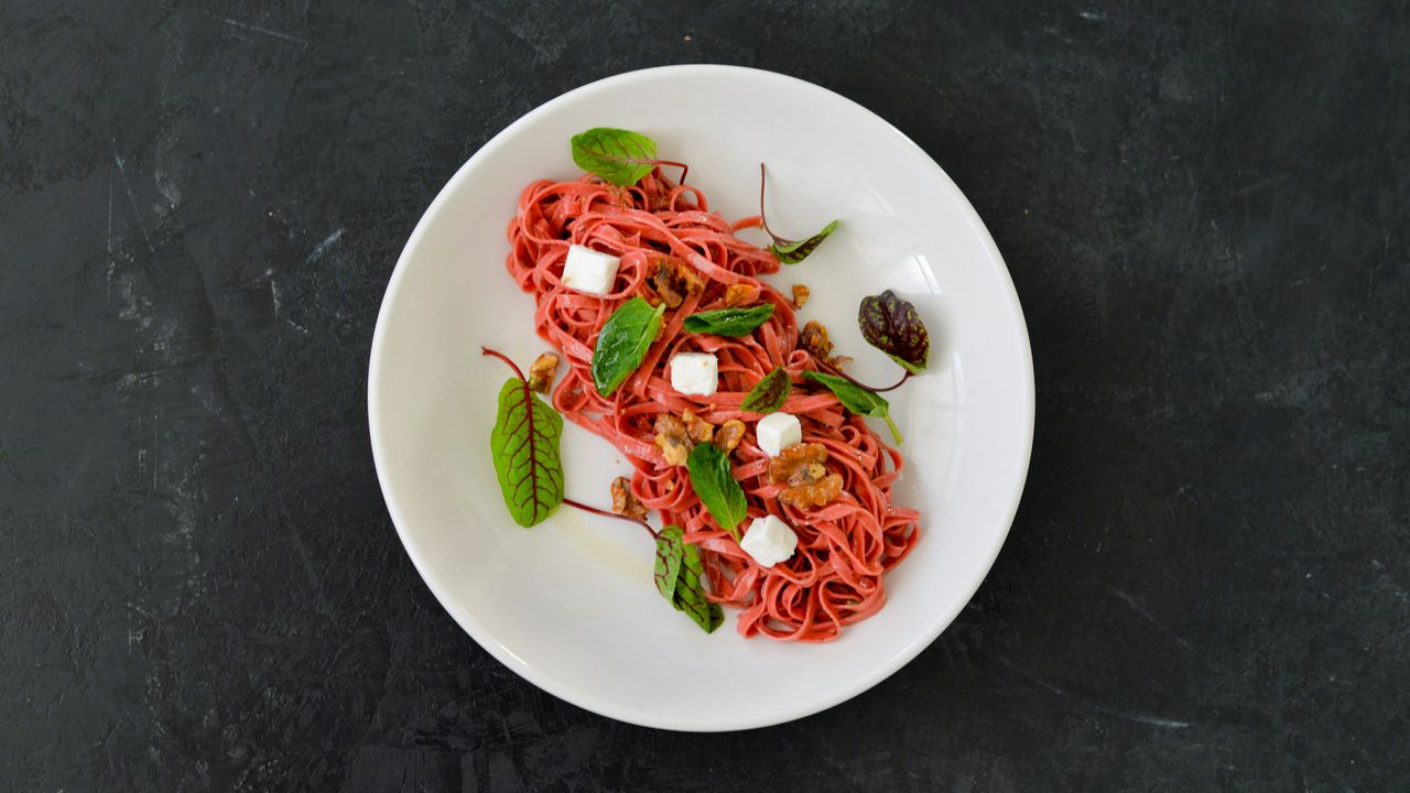Beetroot Linguine