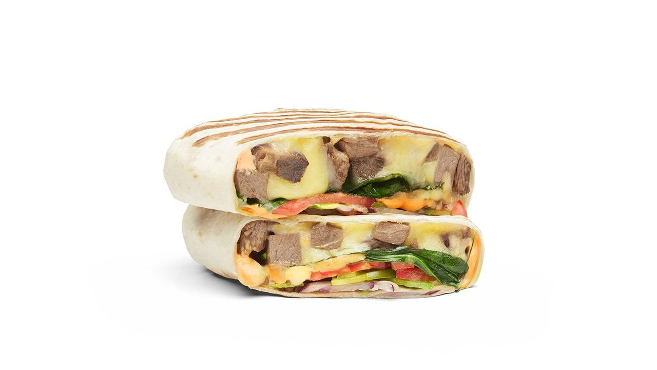 Chipotle Steak Melt Grilled Wrap
