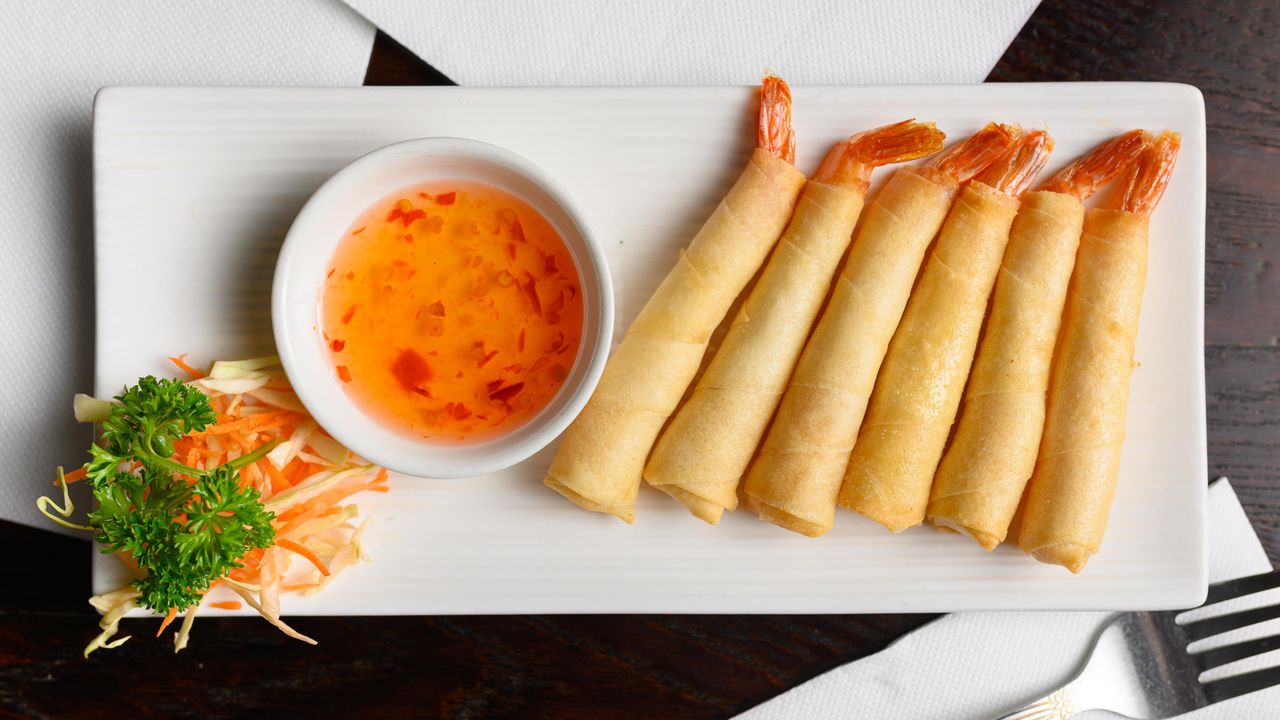 Prawn Spring Rolls (6)
