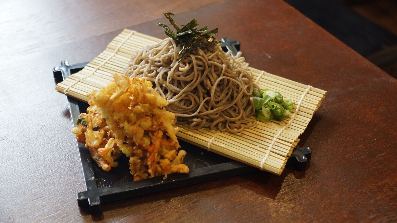 Veg Tempura Cold Soba Noodle