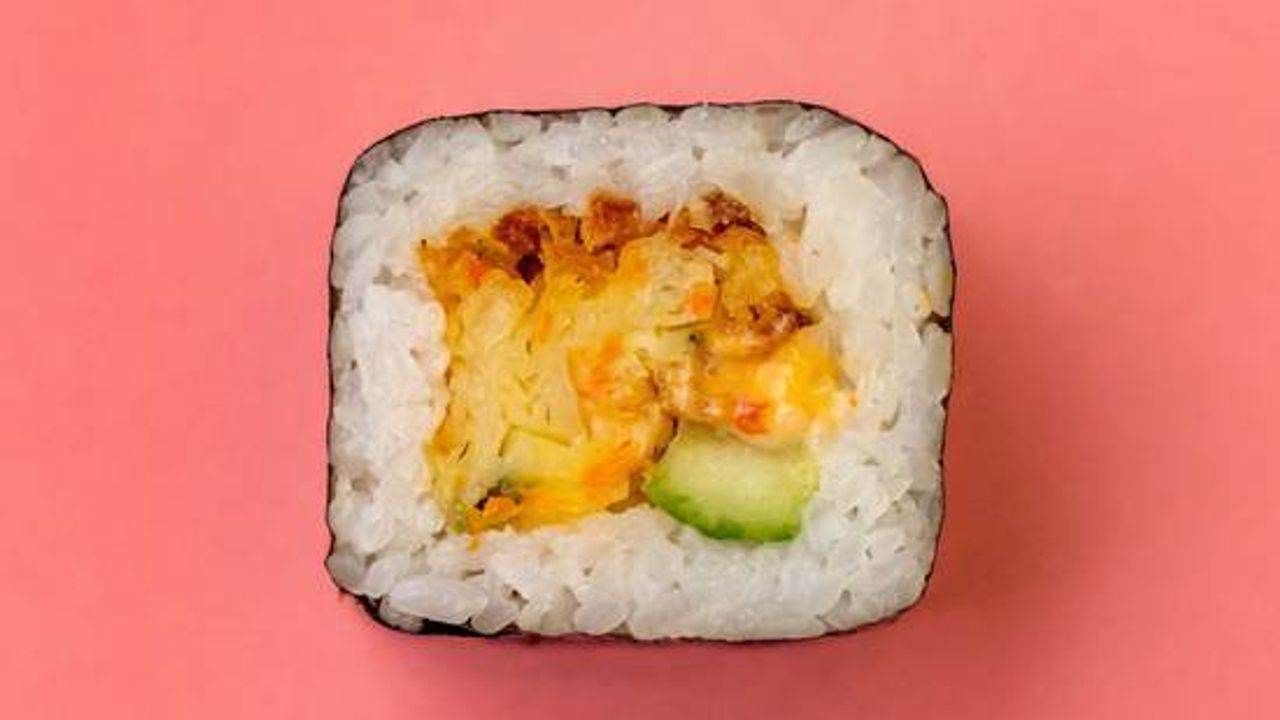 Tempura Veggie Cucumber Maki Roll