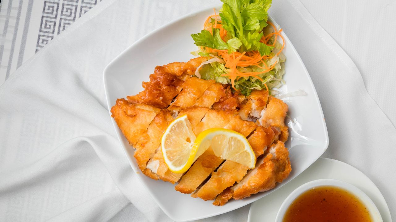 129. Boneless Lemon Chicken