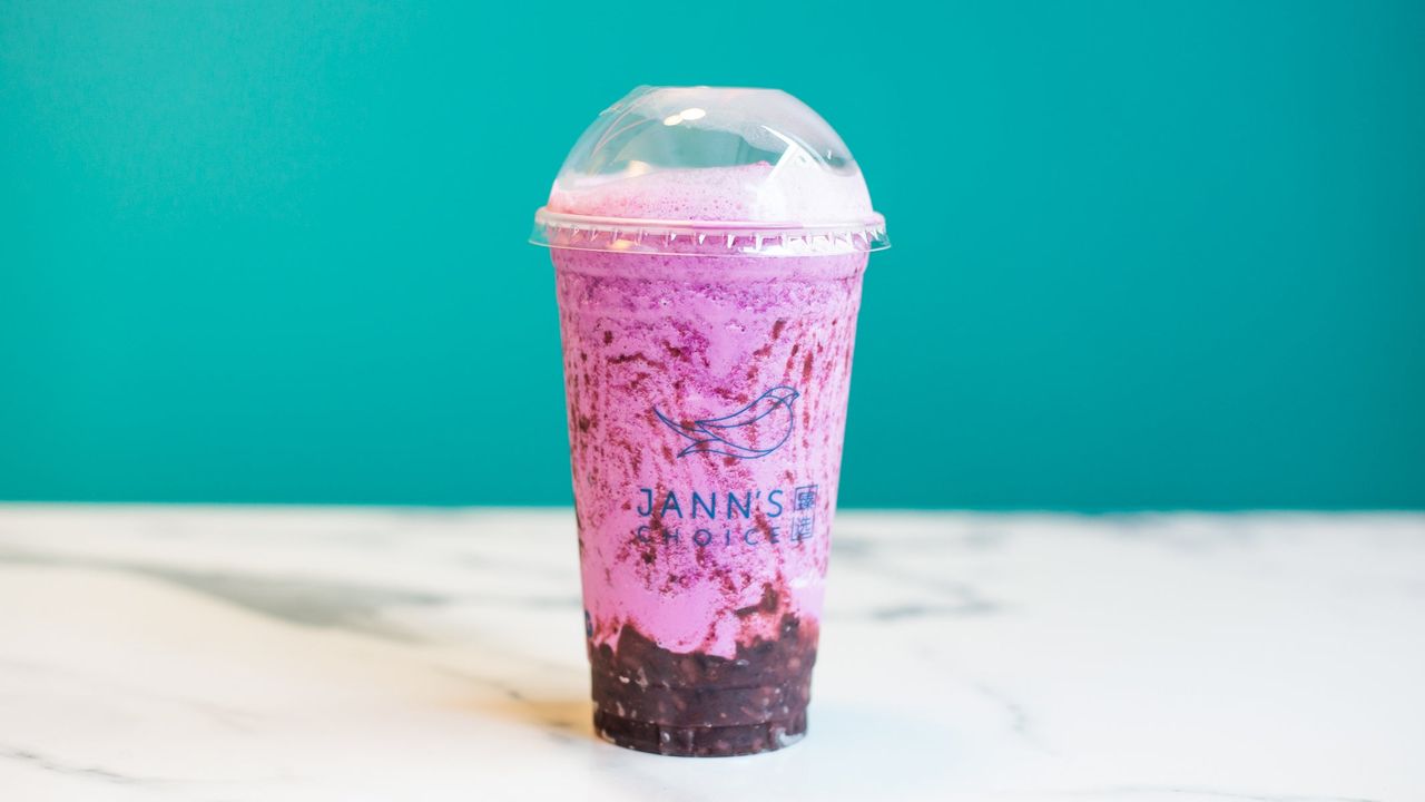 Purple Sweet Potato and Chinese Yam Yogurt