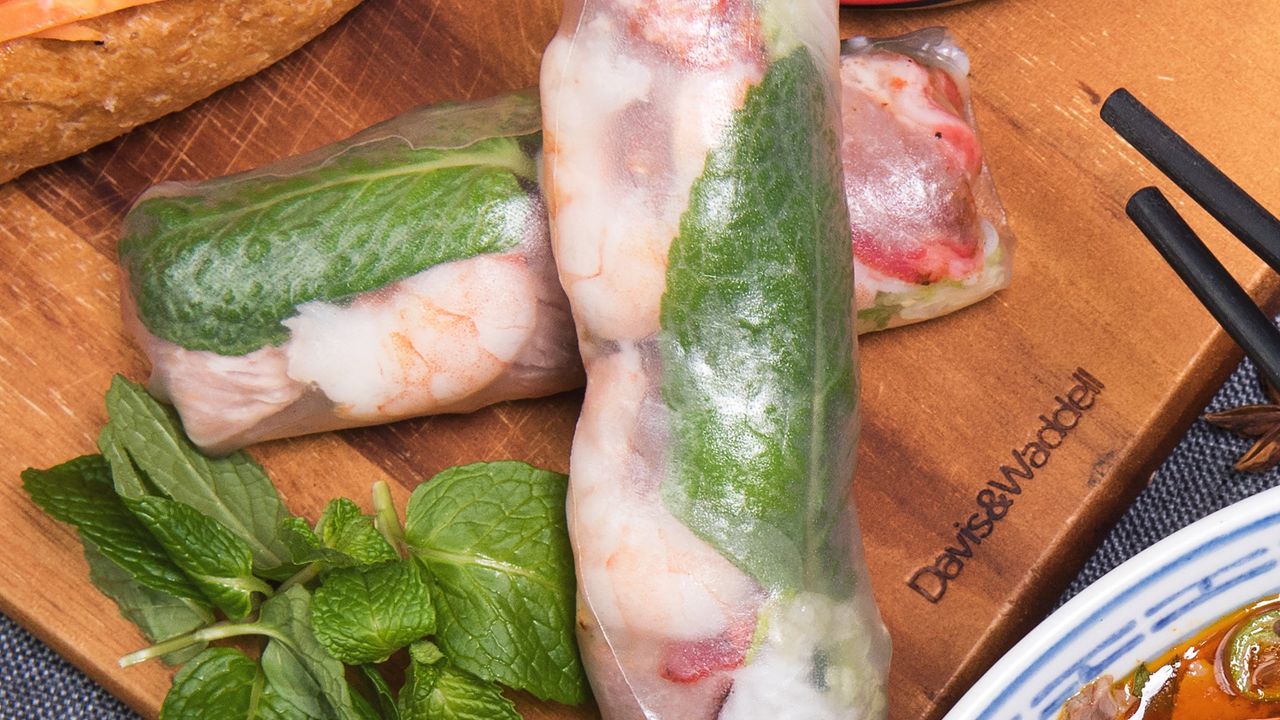 2 Cold Rolls + Canned Drink/Water