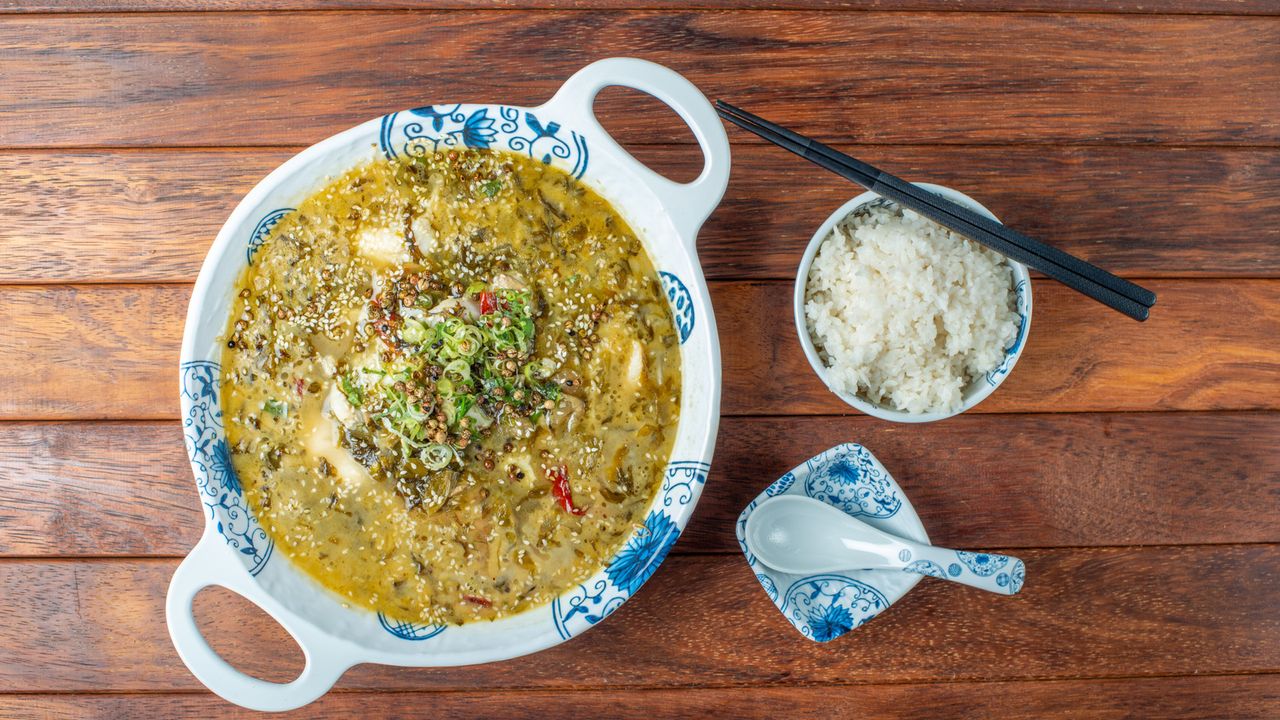 Fish Fillet with Pickled Vegetables