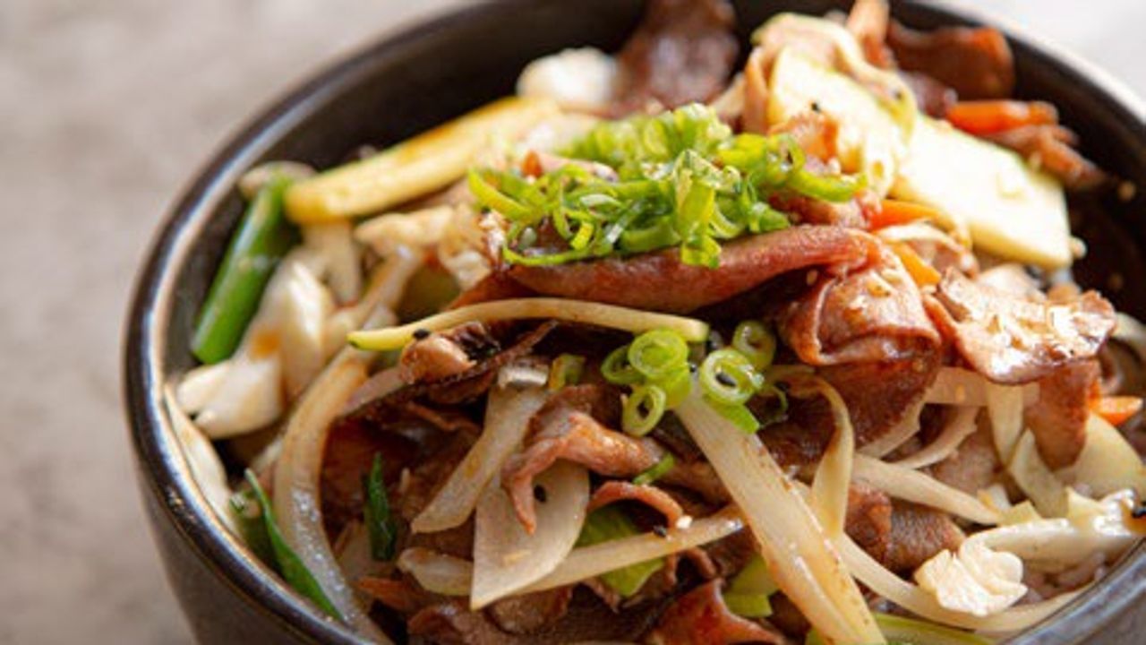 Lunch - Stir Fried Beef Ox Tongue