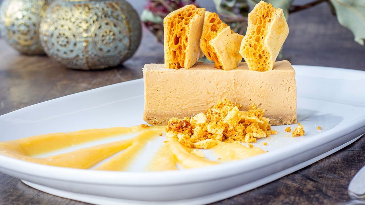 House Made Honeycomb Cheesecake