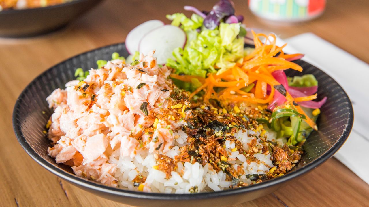 Salmon Rice Bowl