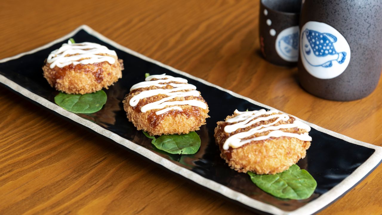 6. Crispy Potato Rice Croquette