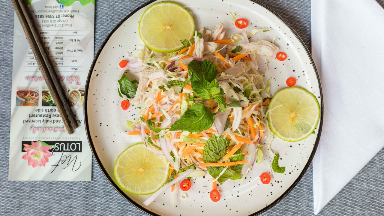 Sugar Cabbage Chicken Salads (gf)