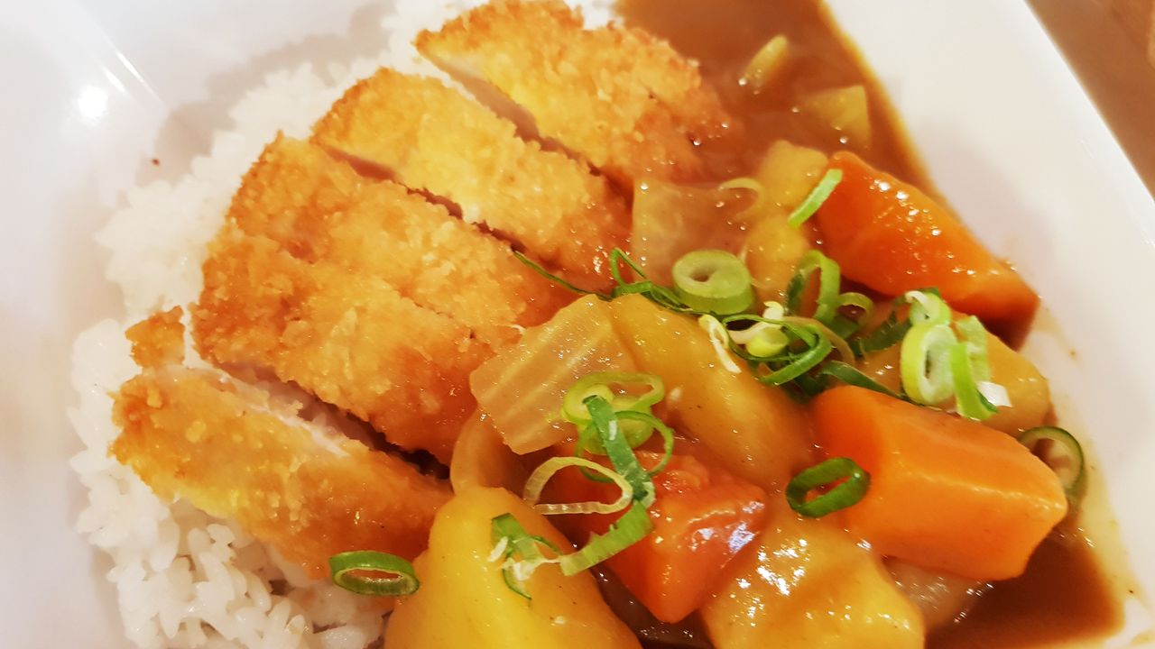 Curry with Pork Tonkatsu