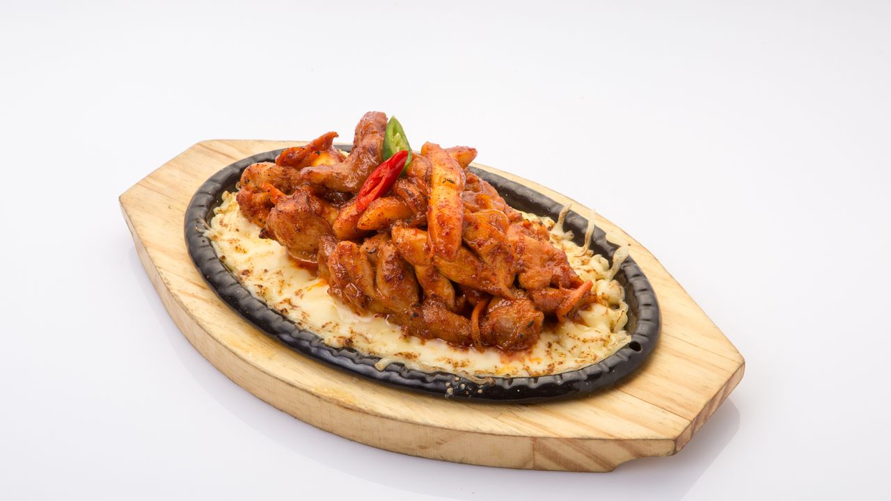 Spicy Chicken with Cheese