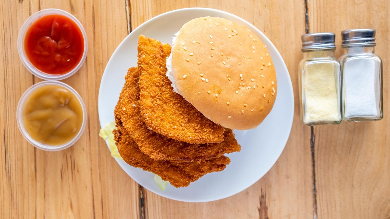 Chicken Schnitzel Burger