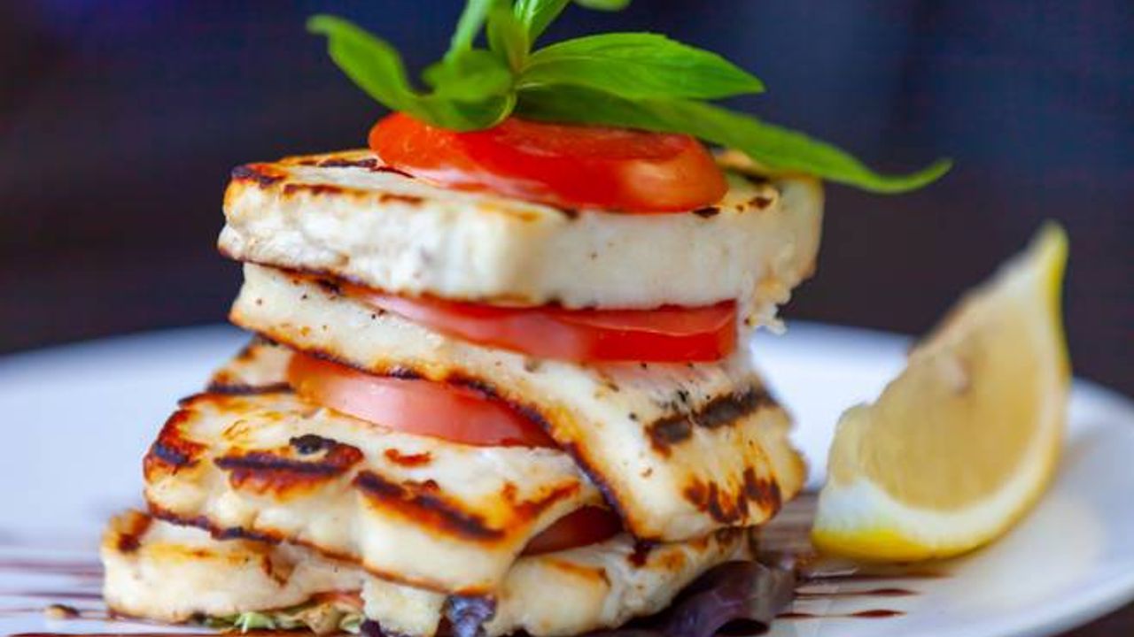 Grilled Halloumi Cheese (V) (GF)