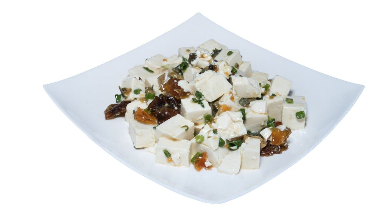 2 Seasoned Tofu with Shallot and Preserved Egg