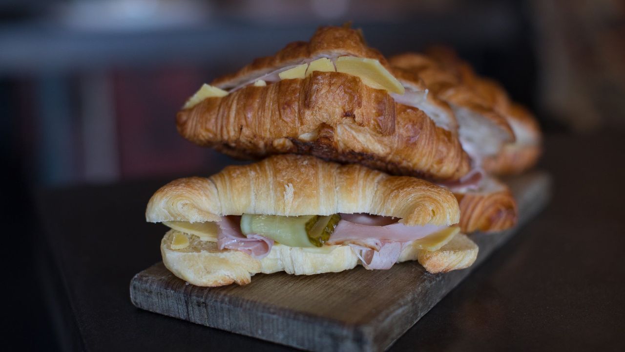 Ham Cheese & Pickle Croissant