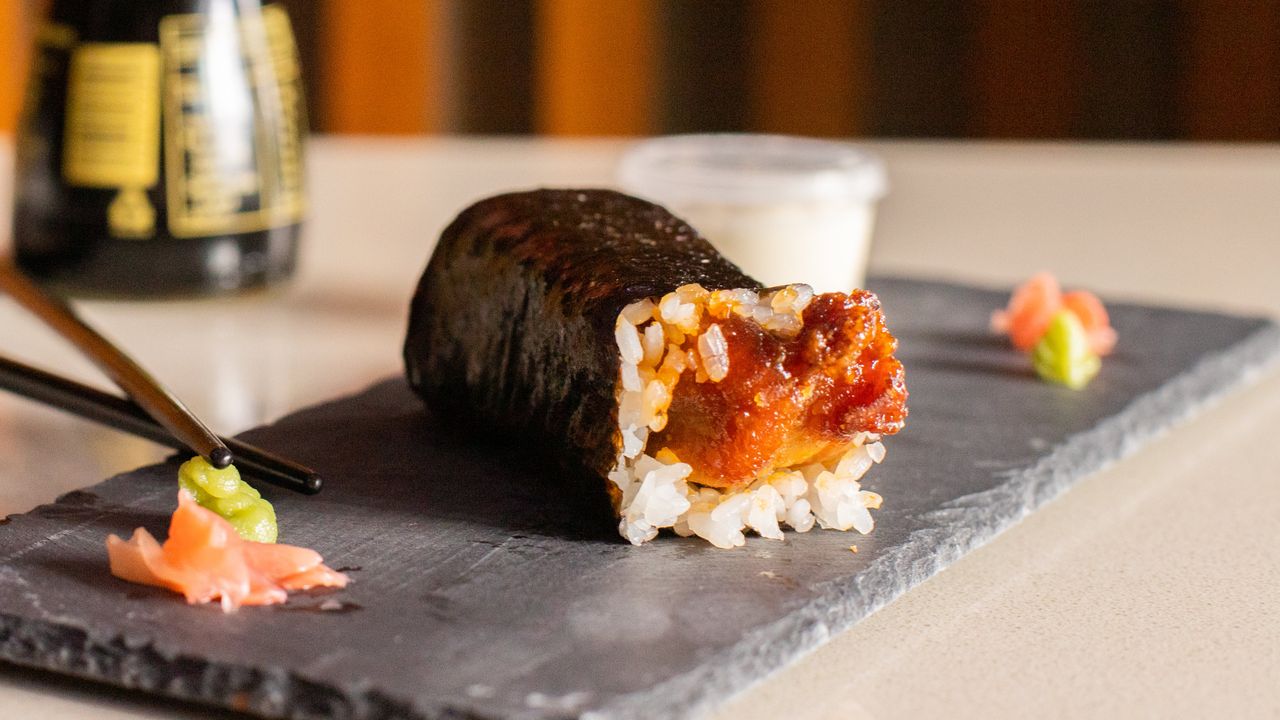 Spicy Chicken Sushi Roll
