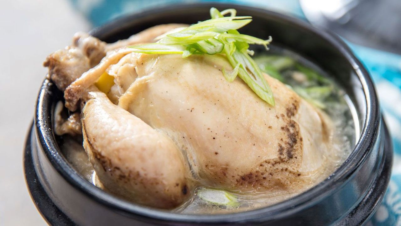 Ginseng Chicken Soup and Rice