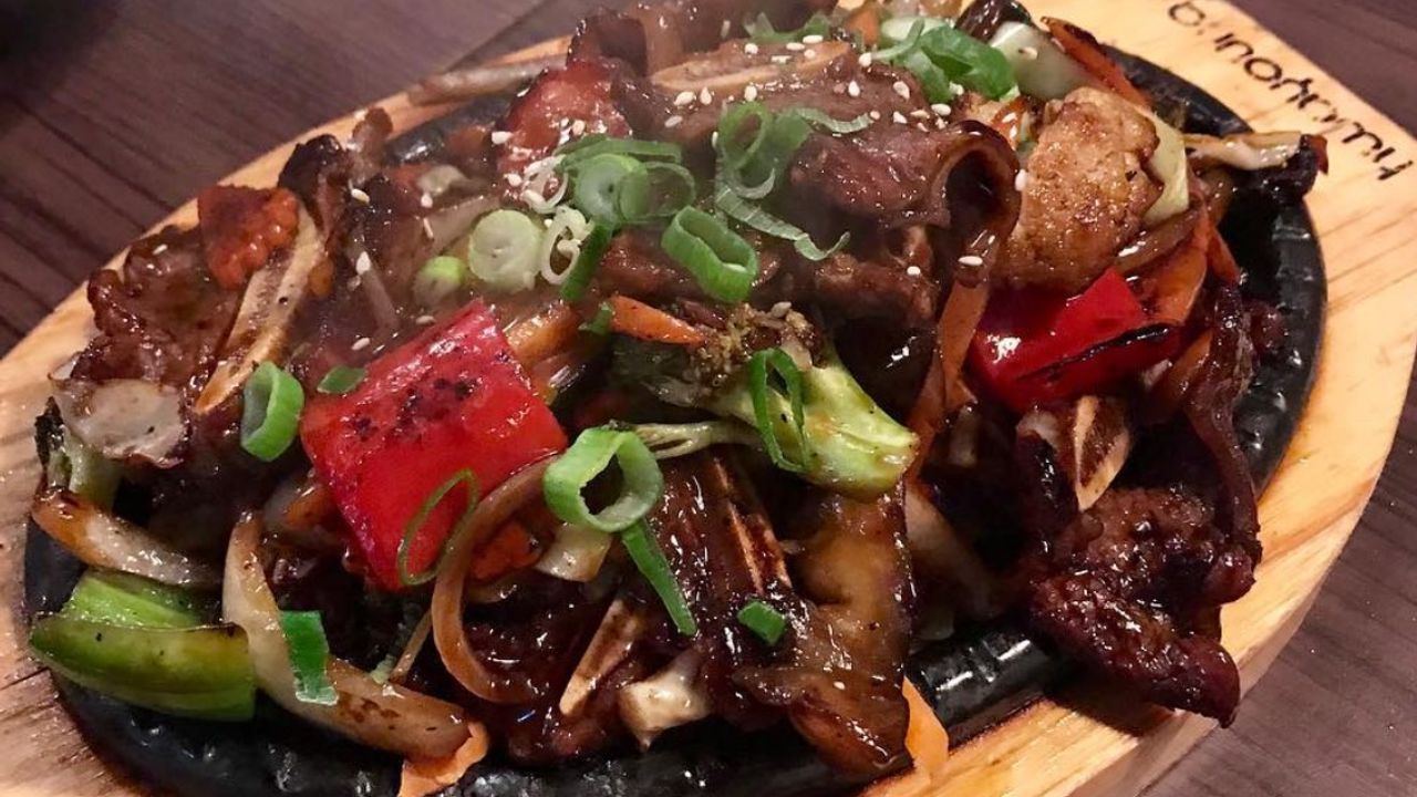 BBQ short rib Sizzling