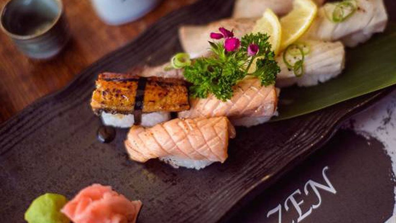 Assorted Charcoal Sushi