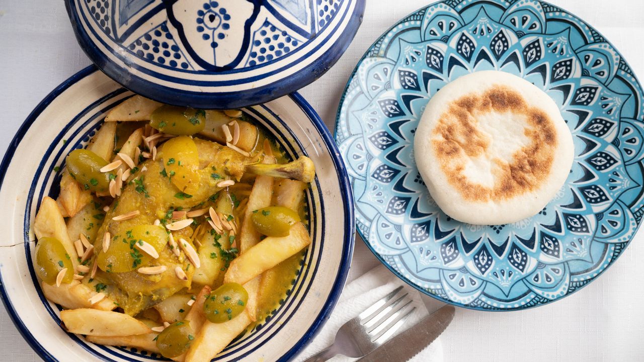 Moroccan Chicken Tajine with Preserved Lemon