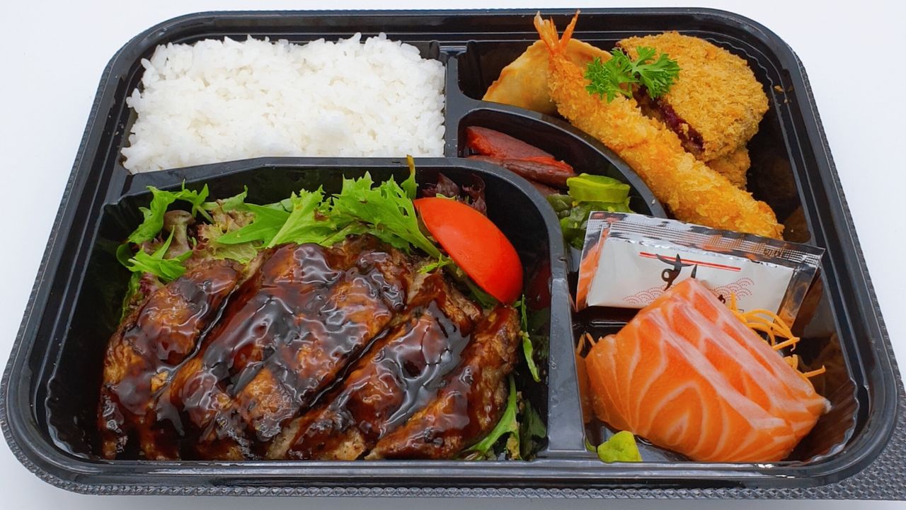 Wagyu Hamberg Bento