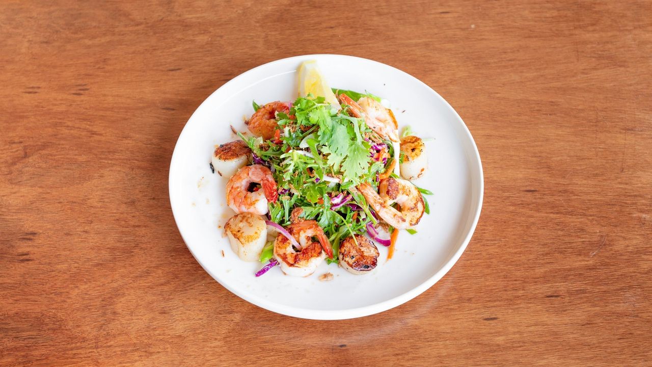 Thai Prawn and Scallop Salad