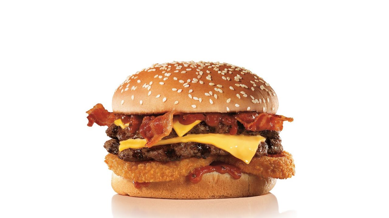 Double Western-Bacon Cheeseburger